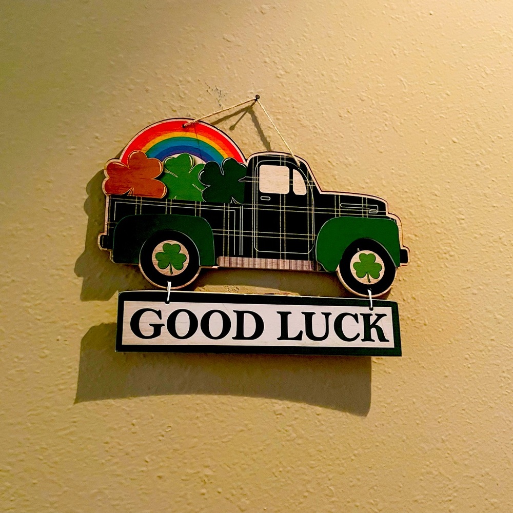 St. Patrick’s Day Truck Sign